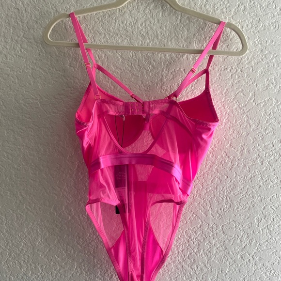 Fashion Nova Pink Lustful Desire Bodysuit - Picture 2 of 4